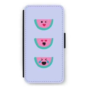 Smiley watermeloen: iPhone 11 Flip Hoesje