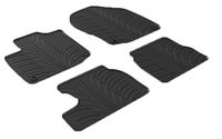 Rubbermatten passend voor Honda Civic Diesel 2012- (T-Design 4-delig + montageclips) GL0307