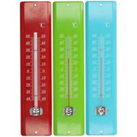 Kinzo thermometer metaal 29,5x7x2cm