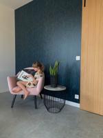 Behang Palmleaves Rol Darkblue