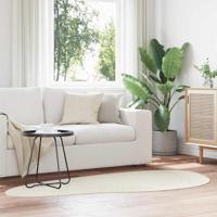 VidaXL Vloerkleden huarte crème 100 x 200 cm polyester