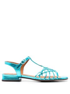 Chie Mihara Sandalen met geweven bandje - Blauw