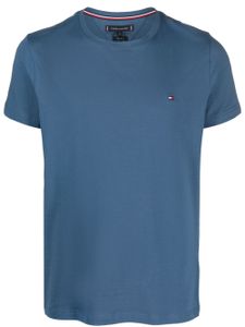 Tommy Hilfiger t-shirt à logo brodé - Bleu