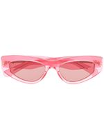 Ferragamo lunettes de soleil à monture papillon - Rose Ferragamo lunettes de soleil à monture papillon - Rose