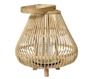 Lantaarn Bamboe Naturel 31cm