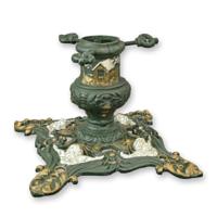 A CAST IRON CHRISTMAS TREE STAND