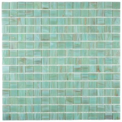 The Mosaic Factory Amsterdam Mozaiek Tegel Vierkant - Aqua Green