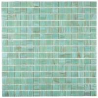 The Mosaic Factory Amsterdam Mozaiek Tegel Vierkant - Aqua Green