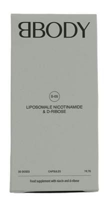 BBody Supplements Liposomale Nicotinamide & D-Ribose 30Capsules