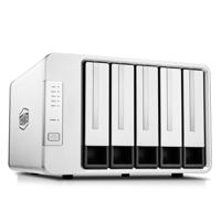 TerraMaster D5-300 disk array Desktop Zwart, Grijs