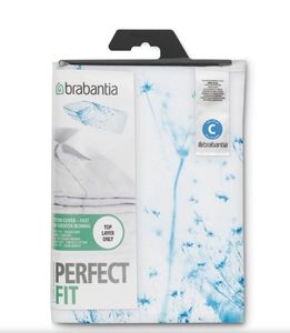 Brabantia 118944 strijkplankovertrek Strijkplankhoes Katoen Blauw, Wit