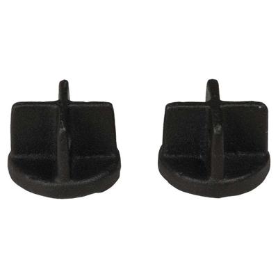 Leen Bakker - Eindknop - Mat - Staal - Zwart - 2.8x2x2.8 Cm