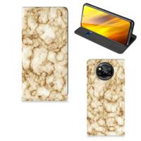 Xiaomi Poco X3 Pro | Poco X3 | Standcase | Marmer Goud