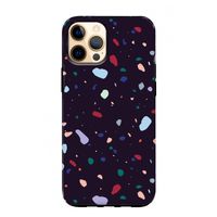 Dark Rounded Terrazzo: iPhone 12 Pro Max Tough Case