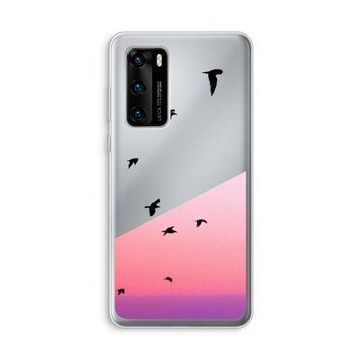 Fly away: Huawei P40 Transparant Hoesje