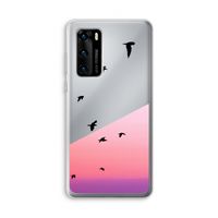 Fly away: Huawei P40 Transparant Hoesje