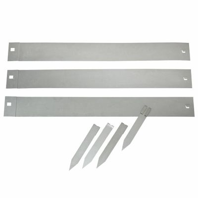 Nature grasrand set grijs 3 x 91 cm