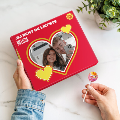 Chupa Chups brievenbuspakket personaliseren - 16 lollys mix