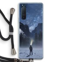 Wanderlust: Sony Xperia 5 II Transparant Hoesje met koord