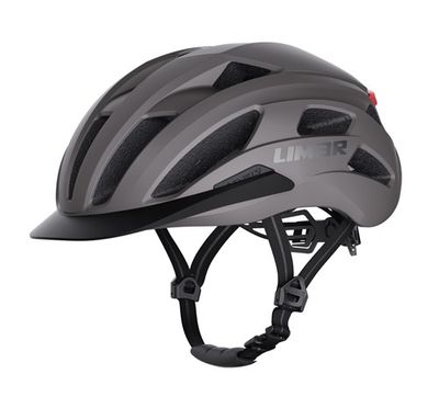 Limar Helm torino l 57-61 mat grijs met led