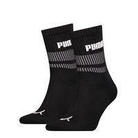 Puma Short Crew Sokken New Heritage 2-pack Black Combo-35/38