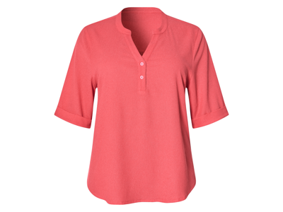 esmara Dames blouse - plus size (Koraal, XXL (52/54))