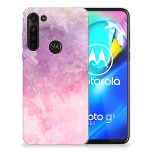 Hoesje maken Motorola Moto G8 Power Pink Purple Paint