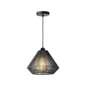 Label51 Zwart jute hanglamp Ibiza Ø 25cm MT-2320