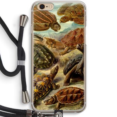 Haeckel Chelonia: iPhone 6 / 6S Transparant Hoesje met koord