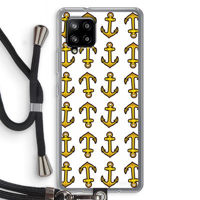 Musketon Anchor: Samsung Galaxy A42 5G Transparant Hoesje met koord
