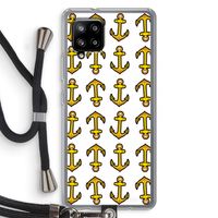 Musketon Anchor: Samsung Galaxy A42 5G Transparant Hoesje met koord