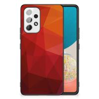 Backcover voor Samsung Galaxy A53 Polygon Red