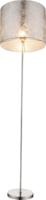 Globo Staande lampAmy I met zilveren kap - 15188S