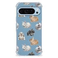 Case Anti-shock voor Google Pixel 9 | 9 Pro Konijntjes