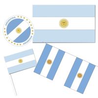 Feestartikelen Argentinie versiering pakket