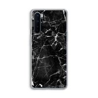 Zwart Marmer 2: OnePlus Nord Transparant Hoesje