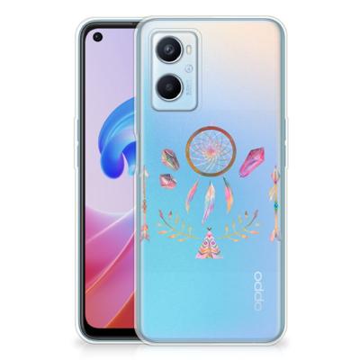 OPPO A96 | OPPO A76 Telefoonhoesje met Naam Boho Dreamcatcher