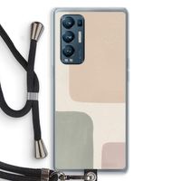 Geo #7: Oppo Find X3 Neo Transparant Hoesje met koord Geo #7: Oppo Find X3 Neo Transparant Hoesje met koord
