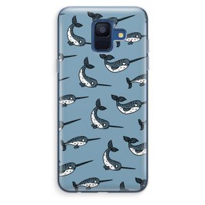 Narwhal: Samsung Galaxy A6 (2018) Transparant Hoesje