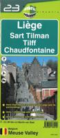 Wandelkaart 23 Liège - Luik Sart Tilman Tilff Chaudfontaine | Mini-Ardenne