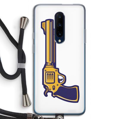 Pew Pew Pew: OnePlus 7 Pro Transparant Hoesje met koord