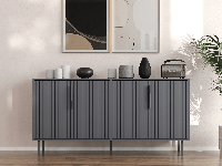 Dressoir CLARO 4 deuren antraciet