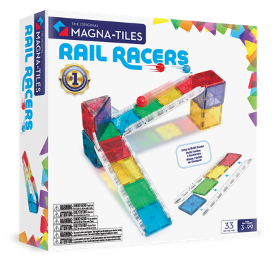 MagnaTiles rail racers 33 delig