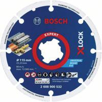 Bosch Accessories 2608900532 X-LOCK Diamanten doorslijpschijf Diameter 115 mm Boordiameter 22.23 mm Metaal 1 stuk(s) - thumbnail