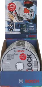 Bosch Accessoires X-LOCK Slijpschijfblik 10x Standard for Inox 10x125x1x22.23mm, recht - 1 stuk(s) - 2608619267