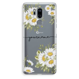 Daisies: LG G7 Thinq Transparant Hoesje