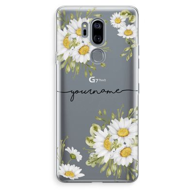 Daisies: LG G7 Thinq Transparant Hoesje