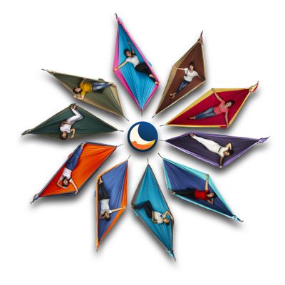 Ticket To The Moon Original Hangmat 1 persoon/personen Blauw, Oranje