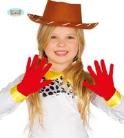 Rode handschoenen kind 22 cm - thumbnail
