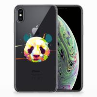 Apple iPhone Xs Max Telefoonhoesje met Naam Panda Color